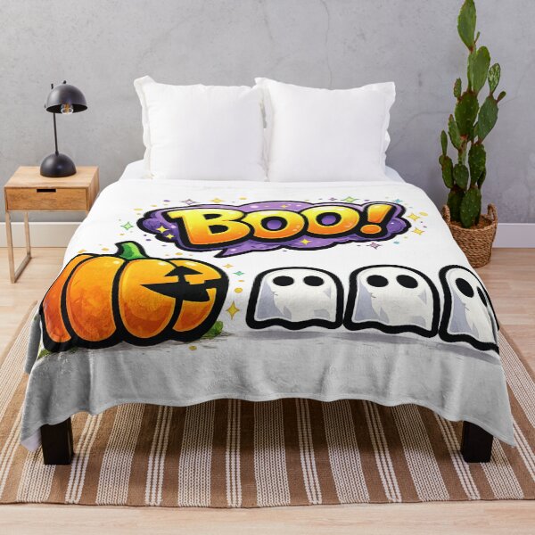 Item preview, Cute-Halloween-Pumpkin-Ghosts designed and sold by afr-saad.