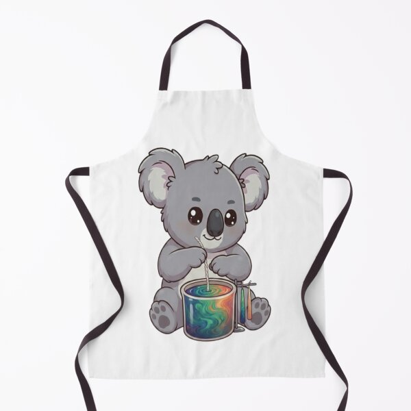 Item preview, Cute Koala Dipping Colorful Candles designed and sold by Ella_Sketch.