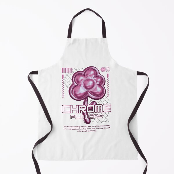 Item preview, Chrome Flowers - Futuristic Liquid Chrome & Y2K Aesthetic Art designed and sold by Velouria Universe.