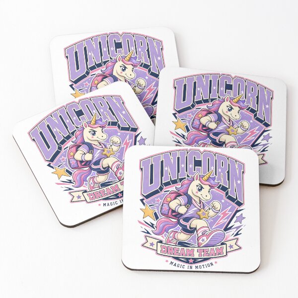 Item preview, Back to School Unicorn Dream Team in Motion designed and sold by Fenay Designs.