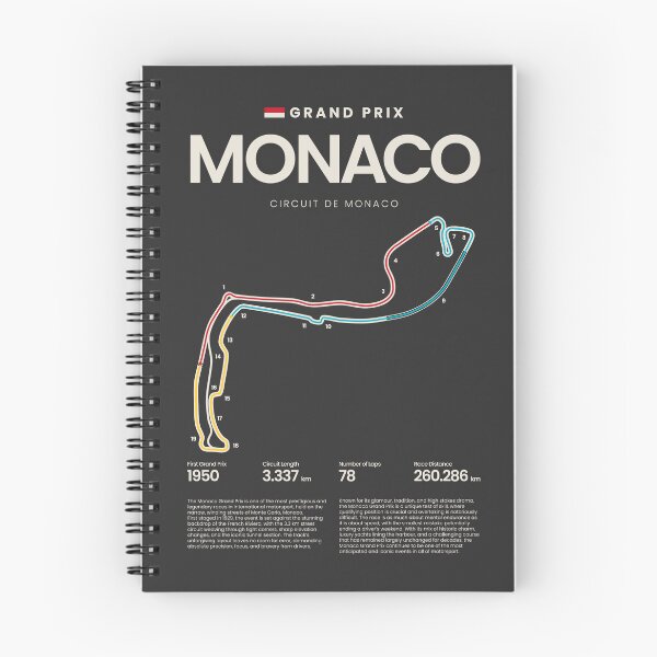Item preview, Monaco Circuit Map designed and sold by archetype prints.