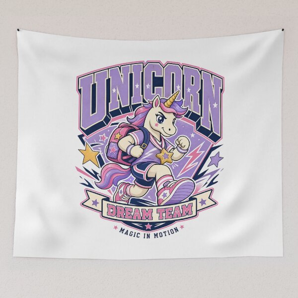 Item preview, Back to School Unicorn Dream Team in Motion designed and sold by Fenay Designs.