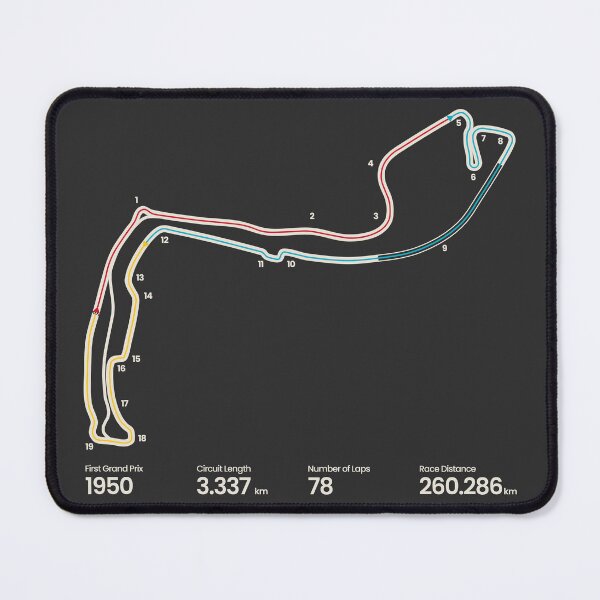 Item preview, Monaco Circuit Map designed and sold by archetype prints.