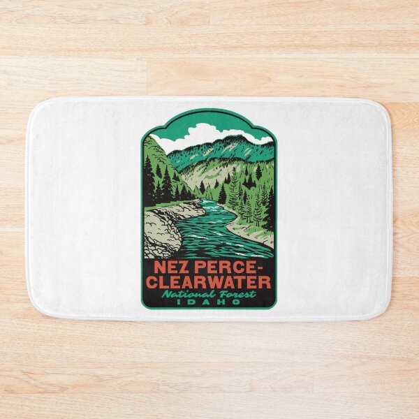 Item preview, Nez Perce-Clearwater National Forest Retro Idaho Art designed and sold by HalpinDesign.