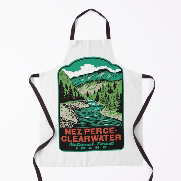 Item preview, Nez Perce-Clearwater National Forest Retro Idaho Art designed and sold by HalpinDesign.