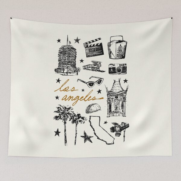 Item preview, Los Angeles - City of Angels, Hollywood, USA, for Travel Lovers designed and sold by TheLoveShop.