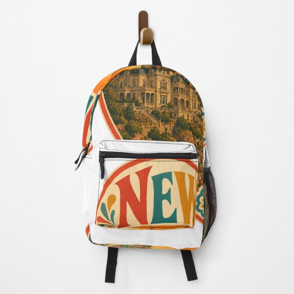 Item preview, Newport Retro Travel Heart - USA Souvenir Art designed and sold by VisualArtsOasis.