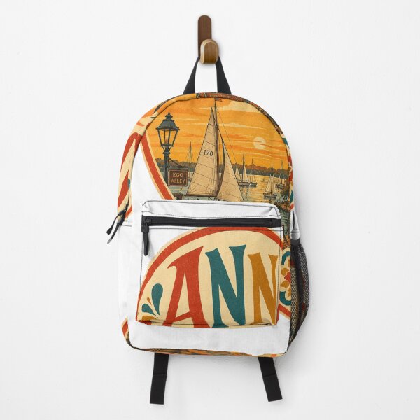 Item preview, Retro Annapolis USA - Vintage Travel Souvenir Heart designed and sold by VisualArtsOasis.