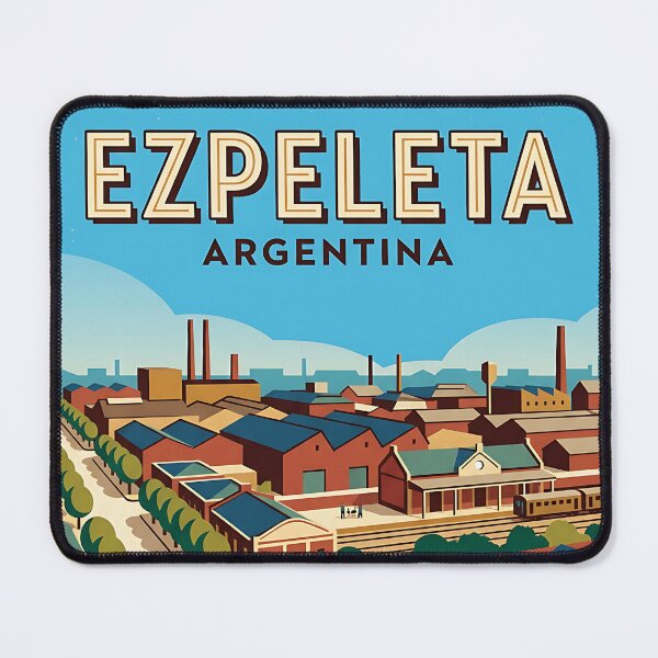 Item preview, Ezpeleta Buenos Aires Argentina Vintage Travel Poster designed and sold by TravelersGems.