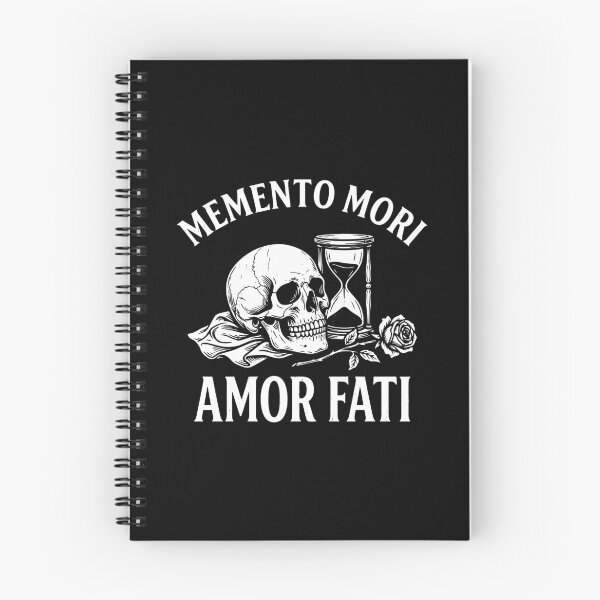 Item preview, Memento Mori Amor Fati Stoic Philosophy Skull designed and sold by gunaone-design.