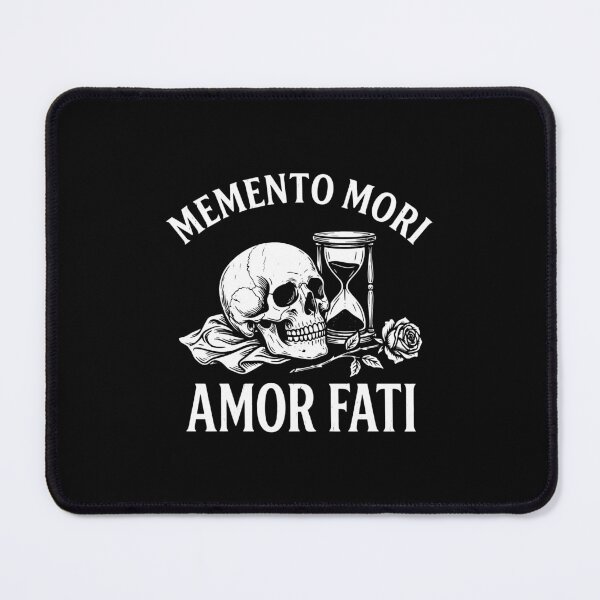 Item preview, Memento Mori Amor Fati Stoic Philosophy Skull designed and sold by gunaone-design.