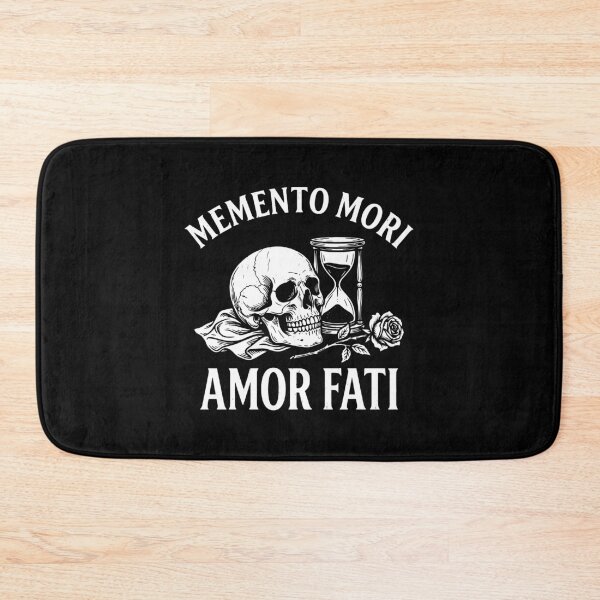 Item preview, Memento Mori Amor Fati Stoic Philosophy Skull designed and sold by gunaone-design.