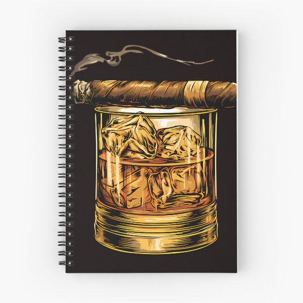Item preview, Vintage Whiskey Glass and Cigar designed and sold by Structure-Blue.