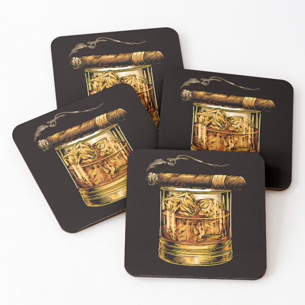 Item preview, Vintage Whiskey Glass and Cigar designed and sold by Structure-Blue.