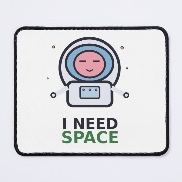 Item preview, I Need Space — Funny Introvert Astronaut Design, Cute Gift For Space Lovers designed and sold by QuirkyCartel.
