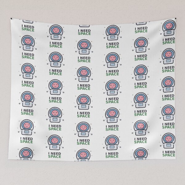 Item preview, I Need Space — Funny Introvert Astronaut Design, Cute Gift For Space Lovers designed and sold by QuirkyCartel.