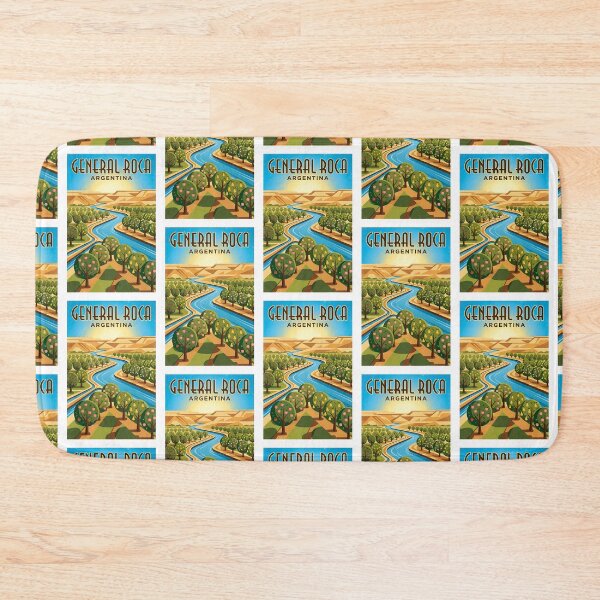 Item preview, General Roca Río Negro Argentina Vintage Travel Poster designed and sold by TravelersGems.