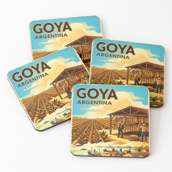 Item preview, Goya Corrientes Argentina Vintage Travel Poster designed and sold by TravelersGems.