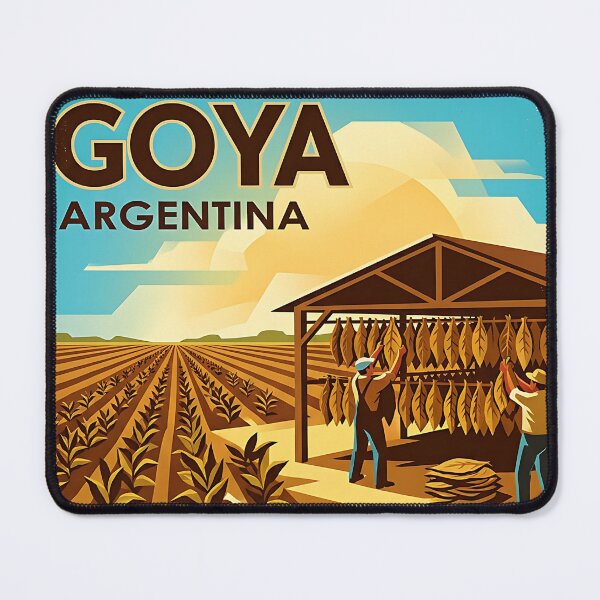Item preview, Goya Corrientes Argentina Vintage Travel Poster designed and sold by TravelersGems.