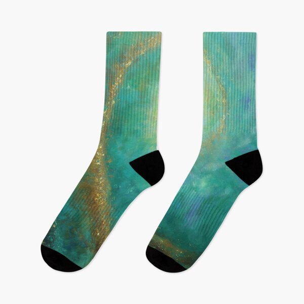 Item preview, Gold energy spiral on a turquoise background – Cosmic Harmony designed and sold by monchie.