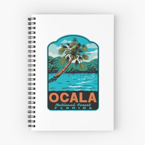 Item preview, Ocala National Forest Springs Retro Florida Travel Art designed and sold by HalpinDesign.