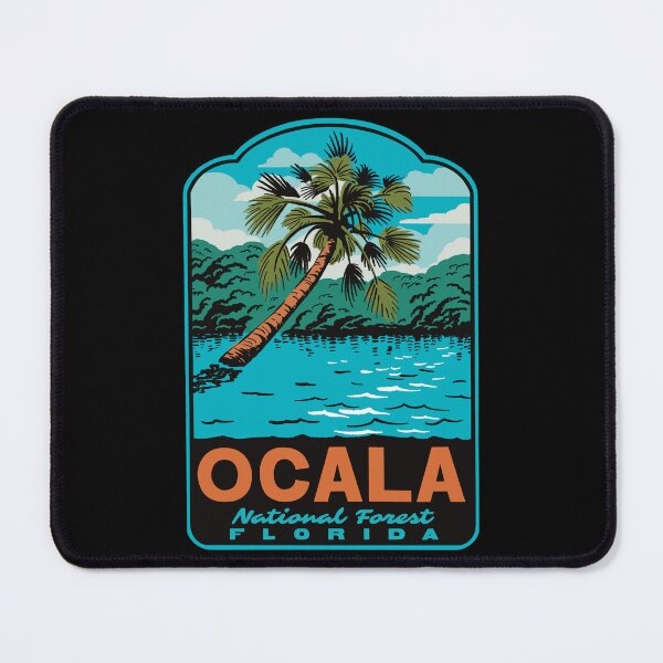 Item preview, Ocala National Forest Springs Retro Florida Travel Art designed and sold by HalpinDesign.
