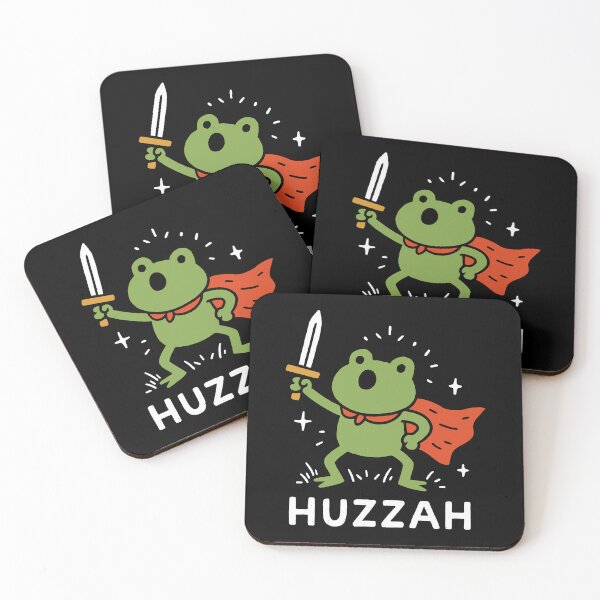 Item preview, Hero Frog Huzzah Funny Meme designed and sold by gunaone-design.