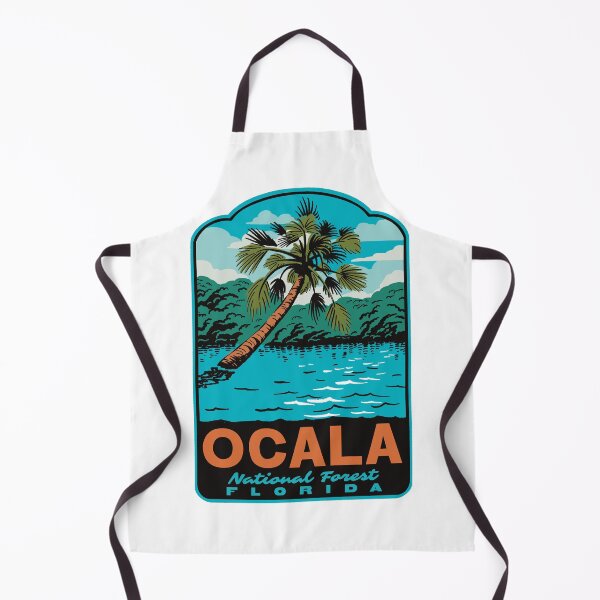 Item preview, Ocala National Forest Springs Retro Florida Travel Art designed and sold by HalpinDesign.