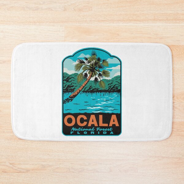 Item preview, Ocala National Forest Springs Retro Florida Travel Art designed and sold by HalpinDesign.