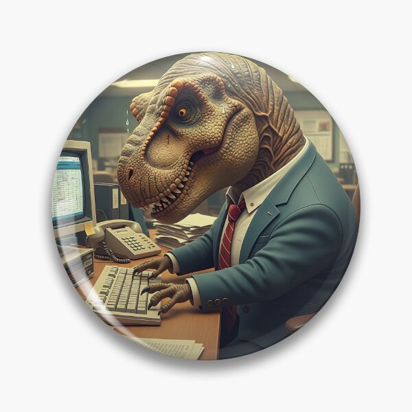 Item preview, Stressed T-Rex Office Worker designed and sold by Michaelragheb.