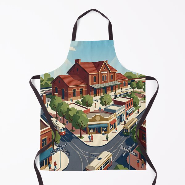 Item preview, Grand Bourg Buenos Aires Argentina Vintage Travel Poster designed and sold by TravelersGems.