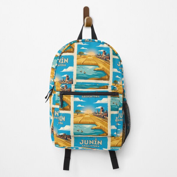 Item preview, Junín Buenos Aires Argentina Vintage Travel Poster designed and sold by TravelersGems.