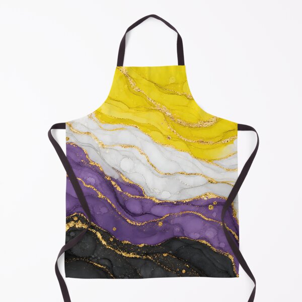 Item preview, Nonbinary Marble - Enby Pride Flag Colors designed and sold by Travelslightly.