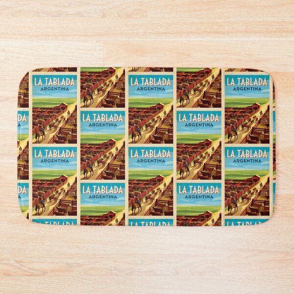 Item preview, La Tablada Buenos Aires Argentina Vintage Travel Poster designed and sold by TravelersGems.