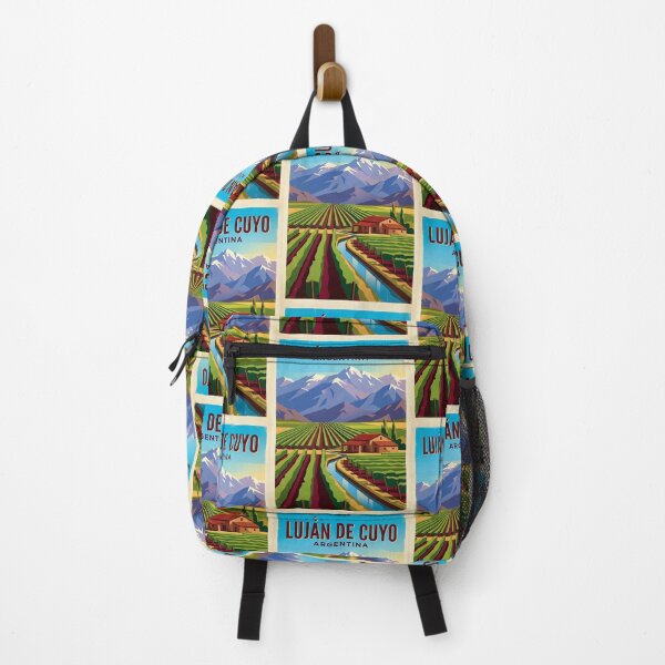 Item preview, Luján de Cuyo Mendoza Argentina Vintage Travel Poster designed and sold by TravelersGems.