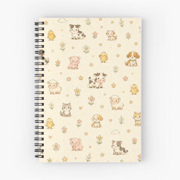 Item preview, Cute Farm Animal Pattern | Kawaii Baby Barnyard Friends Seamless Nursery Design designed and sold by Atum&Art.