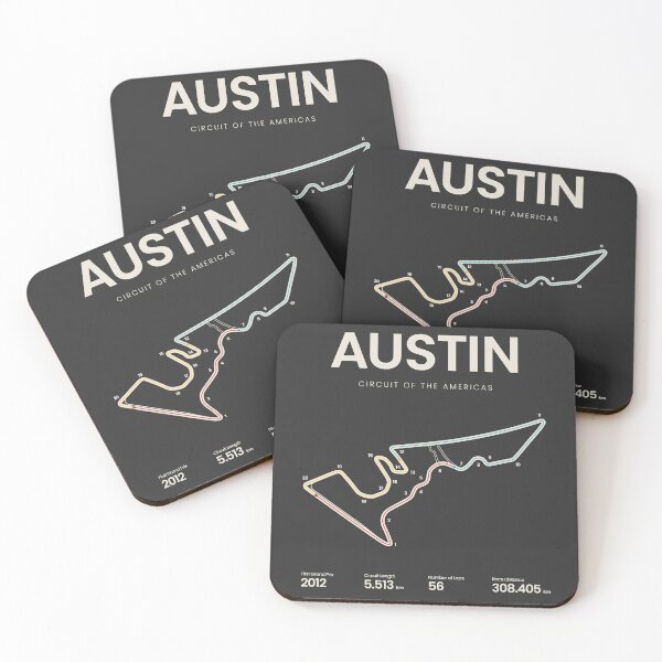 Item preview, Austin's Circuit of the Americas | USA Grand Prix Motorsports Circuit Map designed and sold by archetype prints.