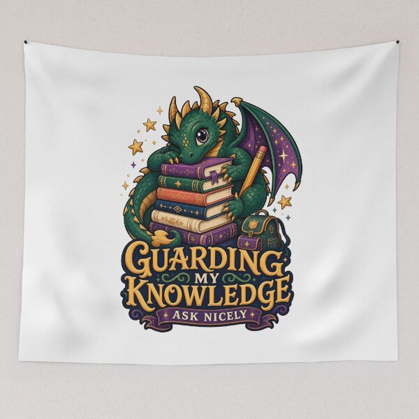 Item preview, Back to School Dragon: Guarding My Knowledge designed and sold by Fenay Designs.
