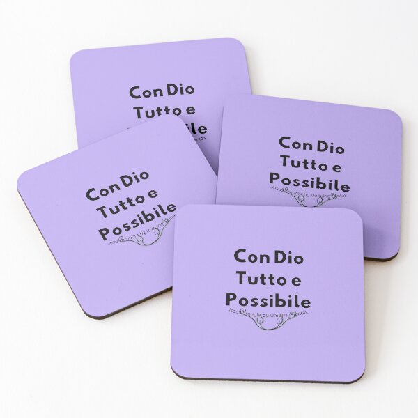 Item preview, Italian Version of With God All Things Are Possible - Inspirational Faith Items - Con Dio tutto e Possibile designed and sold by UnifyingSyntax.