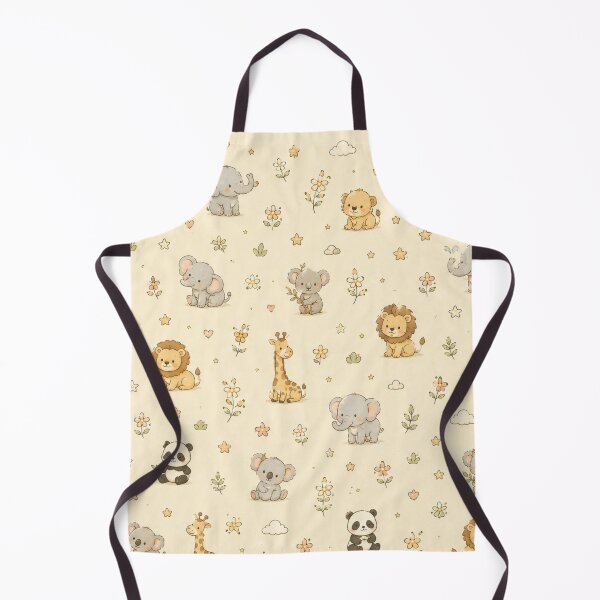 Item preview, Cute Safari Animal Pattern | Kawaii Baby Jungle Friends Seamless Nursery Design designed and sold by Atum&Art.