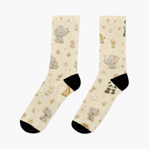 Item preview, Cute Safari Animal Pattern | Kawaii Baby Jungle Friends Seamless Nursery Design designed and sold by Atum&Art.