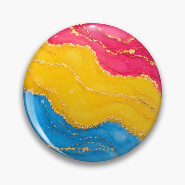 Item preview, Pansexual Marble - Pan Pride Flag Colors designed and sold by Travelslightly.