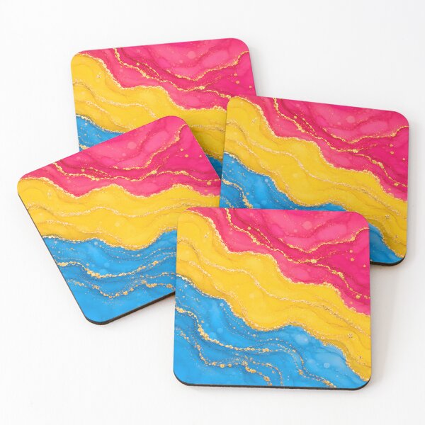 Item preview, Pansexual Marble - Pan Pride Flag Colors designed and sold by Travelslightly.