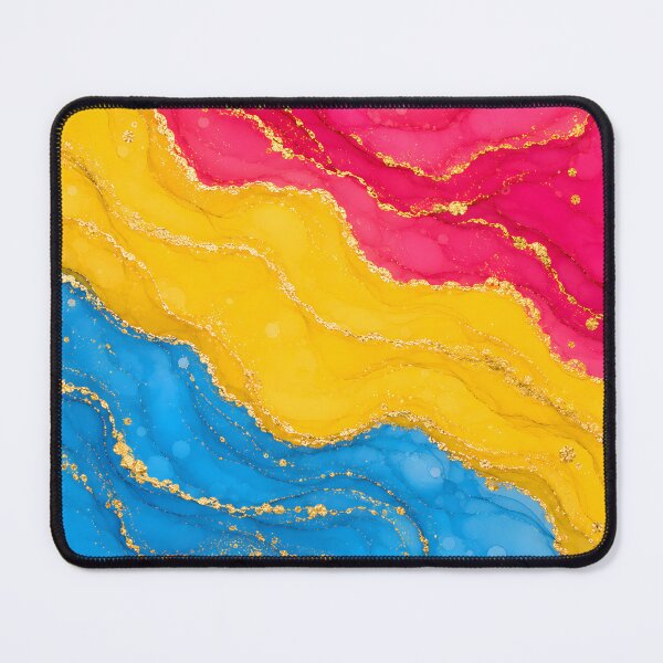 Item preview, Pansexual Marble - Pan Pride Flag Colors designed and sold by Travelslightly.