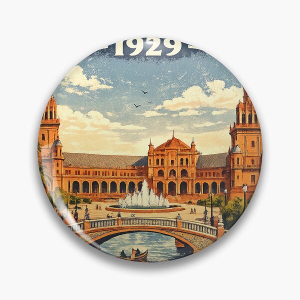 Item preview, Seville 1929 Ibero-American Exposition Vintage Travel Poster designed and sold by Past in Threads.