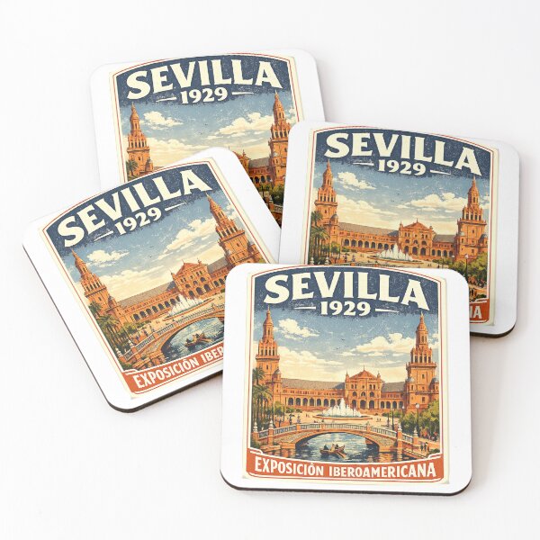 Item preview, Seville 1929 Ibero-American Exposition Vintage Travel Poster designed and sold by Past in Threads.