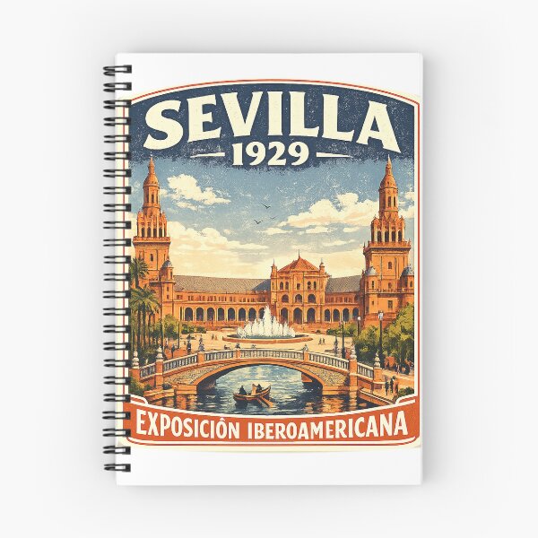 Item preview, Seville 1929 Ibero-American Exposition Vintage Travel Poster designed and sold by Past in Threads.