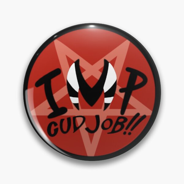 Item preview, Helluva Boss: IMP Sticker Gud Job designed and sold by Zarafyn.