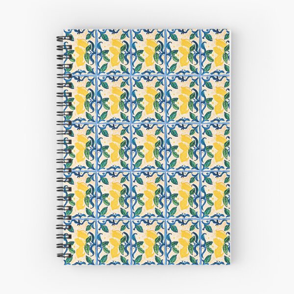 Item preview, Italian lemon tile pattern art hand painted  designed and sold by bipolarvirgoart.