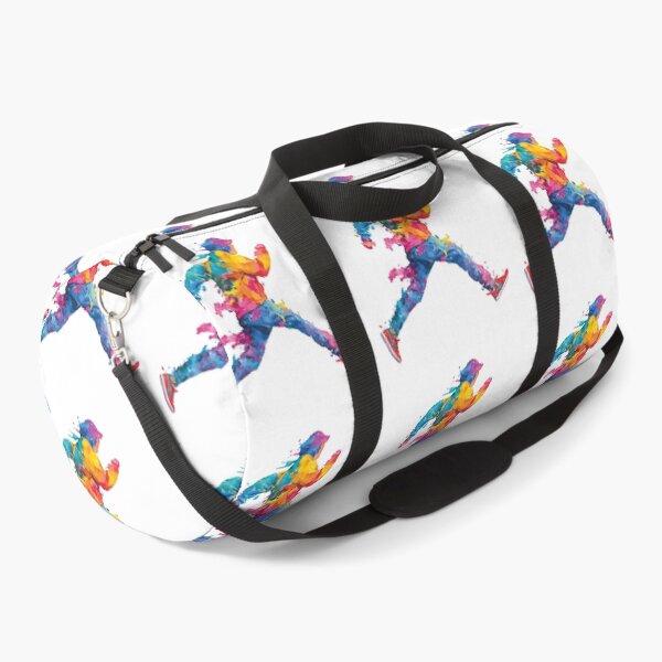 Item preview, Colorful Running Man Abstract Paint Splatter Runner Athlete Fine Art Graphic designed and sold by DesignArtist.ia.